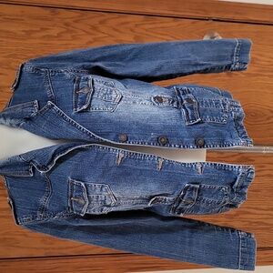 Ruff Hewn Denim Jean Jacket Size Medium, Medium Wash